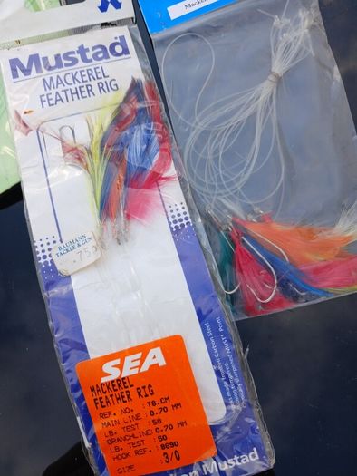 sea fishing feather rigs x9.