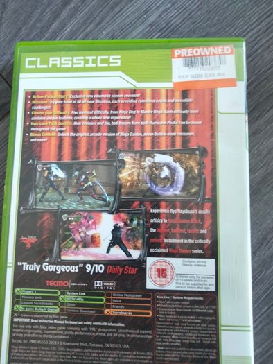 Ninja gaiden black Xbox