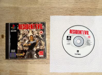 Resident Evil 1 (Black label, no manual) PlayStation 1 Retro PS1
