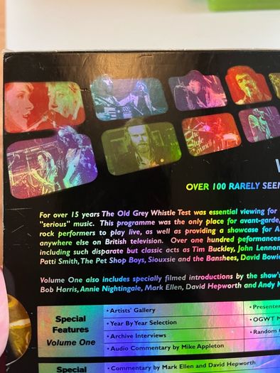 The Old Grey Whistle Test. 4 DVD Box Set. 9 Hours of Classic Performances.