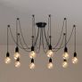 10 Lights Spider Lights Pendant Light Multiple Bulb Sockets Ceiling Lighting Party DIY Pendant Lamp for Bedroom Cafe Hall Bar Image 5