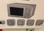 Silver Manual Microwave