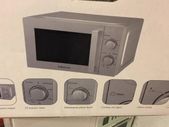Silver Manual Microwave