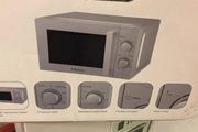 Silver Manual Microwave
