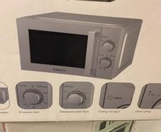 Silver Manual Microwave