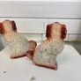 retro vintage decor fireside ceramic dogs Image 3