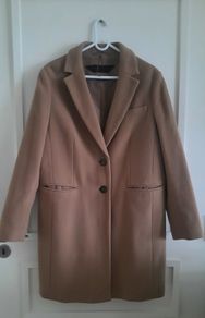 Marks and Spencer 70% wool 10% cashmere 20% polyamide coat UK size 14 in excellent condition with no issues 91cm full length and 55cm armpit to armpit see last three photos for exact measurements FREE TRACKED POSTAGE INCLUDED