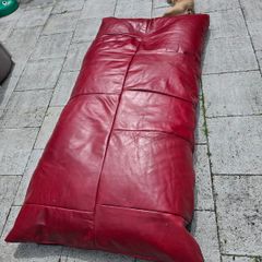 Bean bag giant, real leather.