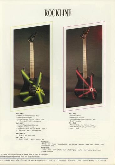 Lag Rockline bass guitar - Handmade in Toulouse France (1986)