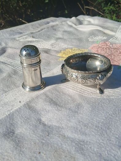 Sterling Silver Cruet Set(77 grams)
