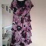 Purple Flowery Dress Image 4