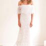 Wedding dress - Bohemian style, off shoulder, lace Image 5