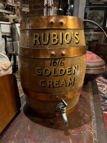 A Fabulous Antique Rubio Coopered Sherry Barrel