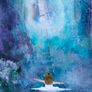 Lady of the lake Oil on Board Image 5