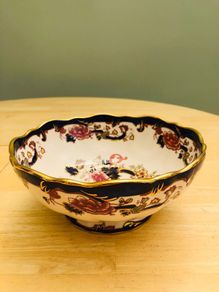 Masons Blue Mandalay Medium Fruit Bowl