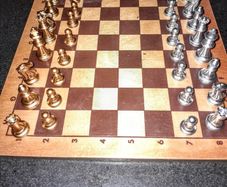 Wooden chessboard