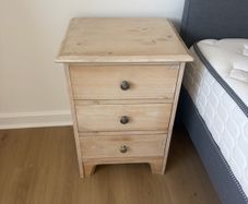 two bedside lockers