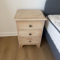 two bedside lockers