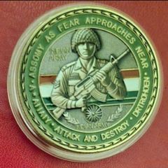 Indian army , challenge coin.