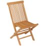 5 Piece Garden Dining Set Solid Teak Wood Image 7