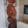 Mauri Teko Teko kauri wood sculpture Image 3