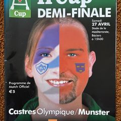 2002 Castres v Munster - Heineken Cup Semi-Final Programme