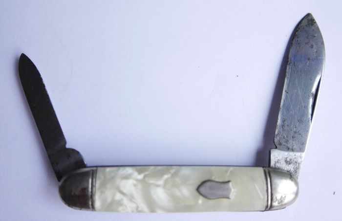 VINTAGE Richards Sheffield England 2 Blade Pocket Knife