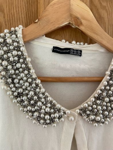 Pretty pearl cardigan size 16