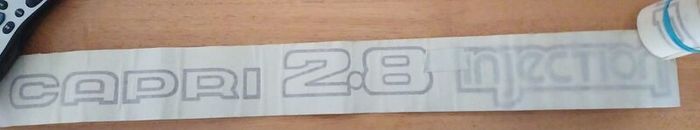 Capri 2.8 Injection Stickers x 2