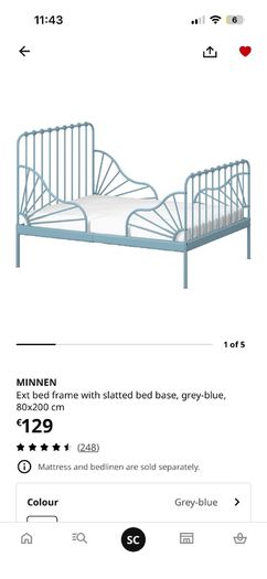Extendable kids bed