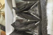 Dartington Cryctal Set Of 4 Martini Cocktale Glasses. Stamped