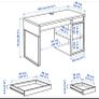 Micke Ikea desk Image 4