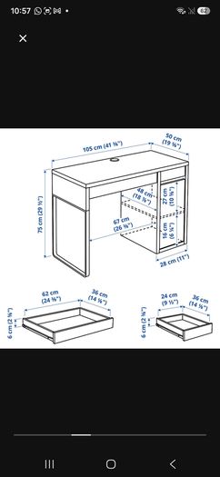 Micke Ikea desk