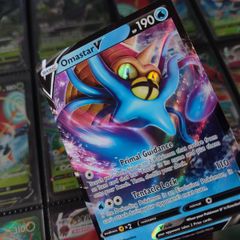 Omastar V ! Ultra Rare ! from Silver Tempest Set ! 2022 ! Pokemon Card !
