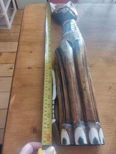 Antique wooden cats