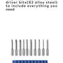 BRAND NEW Portable Power Drill Woodworking 10 Bits S2 Image 6