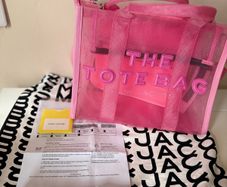 Marc Jacobs The Tote Bag Medium - Pink Mesh