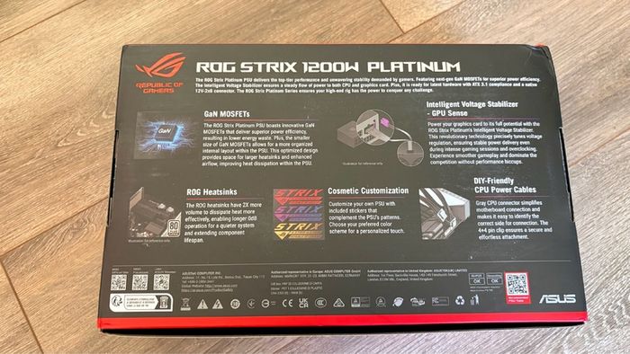 Asus Rog Strix 1200w Platinum Atx 3.1 Modular Psu