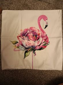 Flamingo Cushion Cover soft material