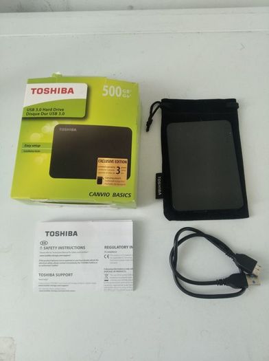 Toshiba 500gb external Hard Drive 3.0