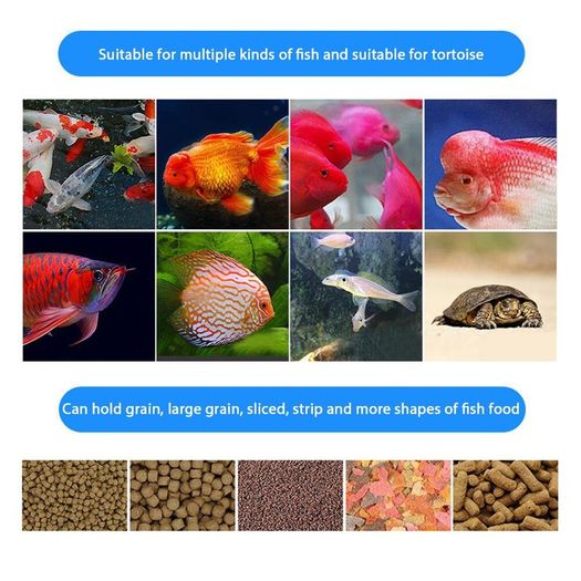 Digital Aquarium Automatic Fish Feeder Fish Tank Timer Feeder 4 Groups Time Settings Electric For Vocation Weekend Holiday