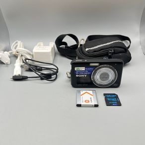Sony DSC-W310 12.1MP Digital Camera Black - Full Kit