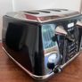 DeLonghi Micalite 4-Slice Toaster - Black Image 5