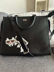 Karl Lagerferd Koktail Crossbody Tote Bag