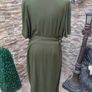 Khaki midi dress size 16-18 Postage included Image 8