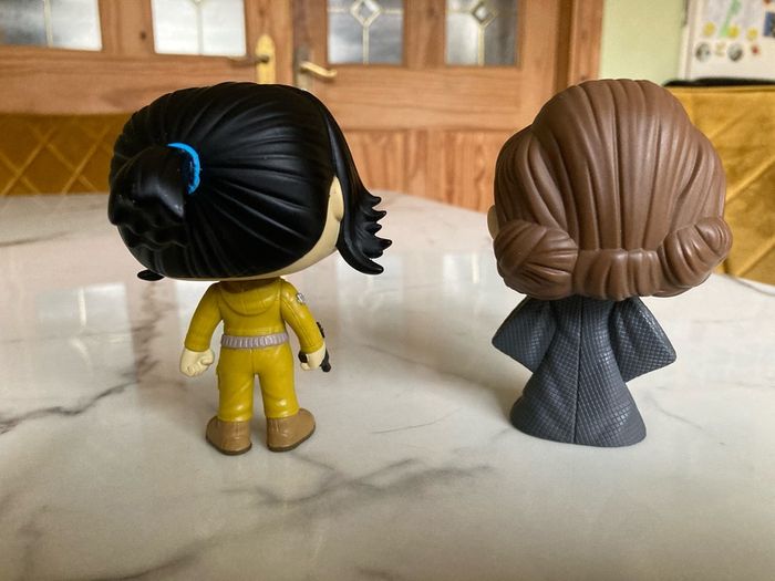 Star Wars / Funko Pop Bobble Heads / Princess Leia & Rose Tico