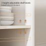 Sideboard Storage Cabinet, Kitchen Cupboard Storage with 3 Drawers Image 6