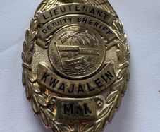 Genuine Rare Lieutenant Deputy Sheriff Badge