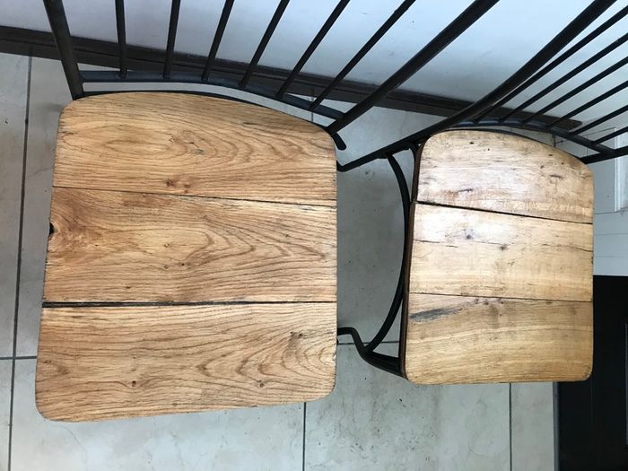 Two Metal Chairs