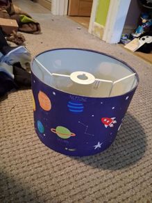 planet lamp shade